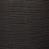 Capi Γλάστρα Nature Rib Τετράγωνη Μαύρη 30 x 30 εκ. KBLR902
