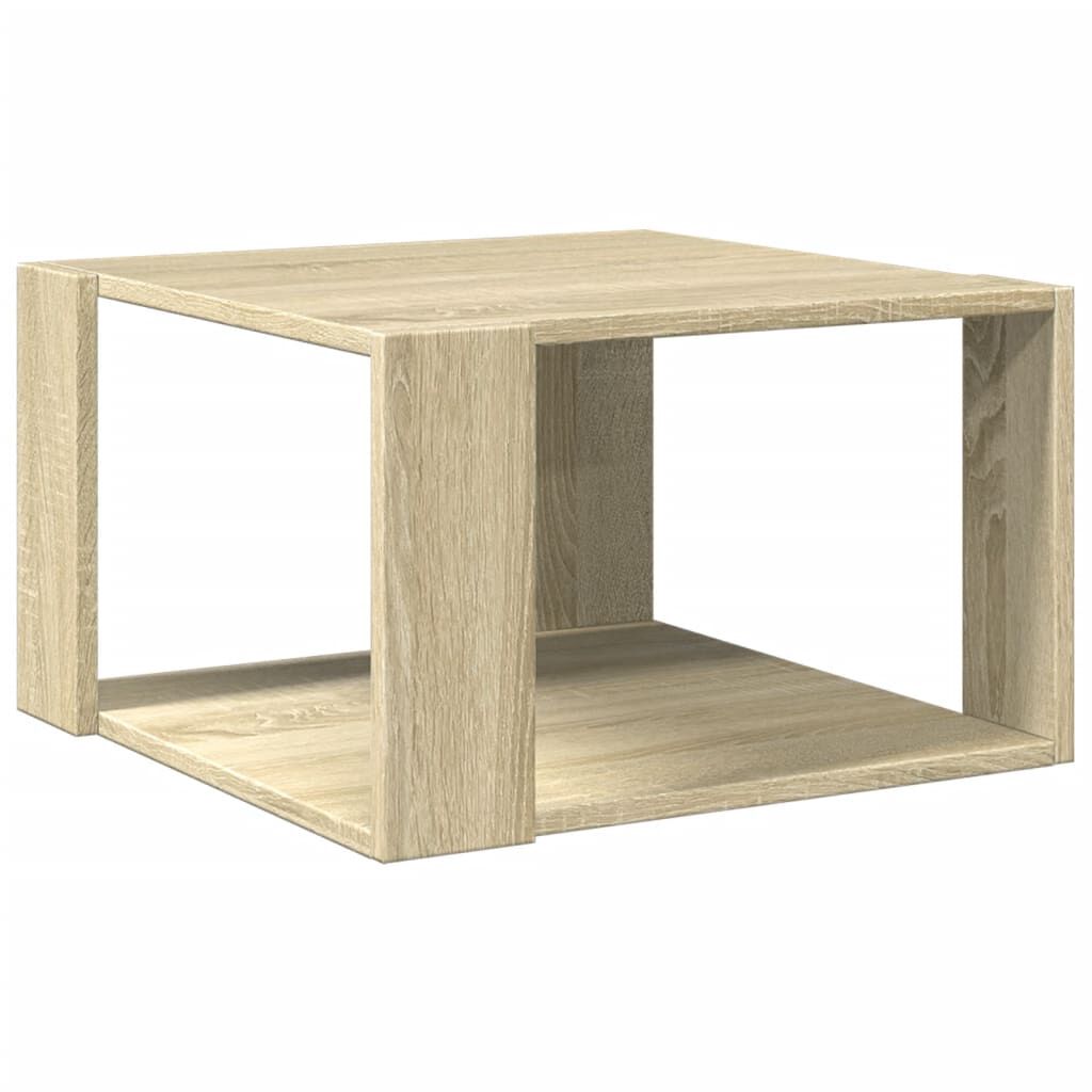 vidaXL Τραπεζάκι Σαλονιού Sonoma Δρυς 51,5x51,5x30 εκ. Επεξεργ. Ξύλο
