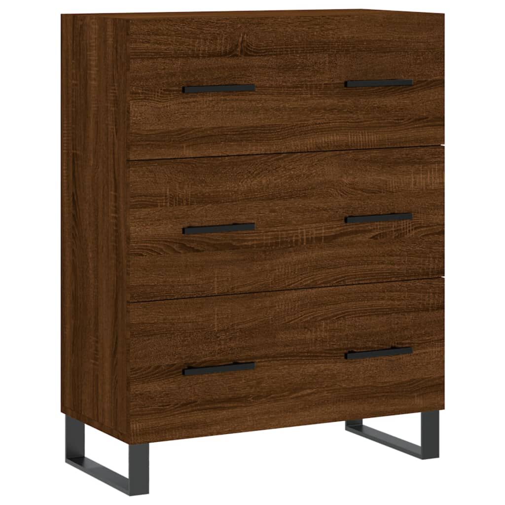 vidaXL Ντουλάπι Καφέ Δρυς 69,5 x 34 x 90 εκ. Επεξεργασμένο Ξύλο