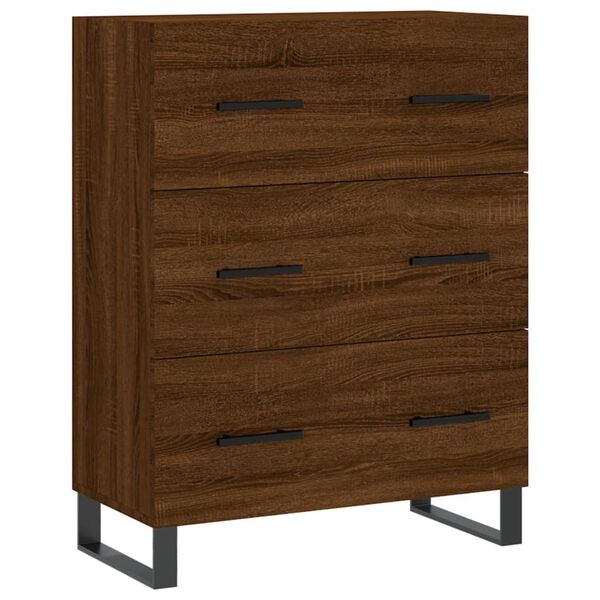 vidaXL Ντουλάπι Καφέ Δρυς 69,5 x 34 x 90 εκ. Επεξεργασμένο Ξύλο