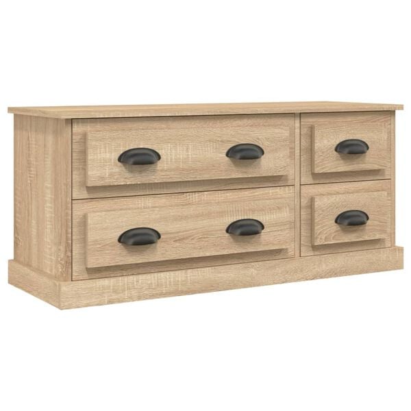 vidaXL Έπιπλο Τηλεόρασης Sonoma Δρυς 100x35,5x45 εκ. Επεξ. Ξύλο