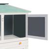vidaXL Κλουβί Ζώων / Κουνελιών Δύο Ορόφων Ξύλινο