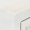 vidaXL Ντουλάπι Λευκό 55 x 30 x 90 εκ. από Μασίφ Ξύλο Ακακίας