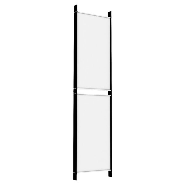 vidaXL Διαχωριστικό Δωματίου με 5 Πάνελ Λευκό 250x200 εκ. από Ύφασμα