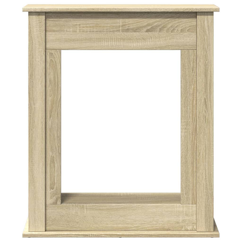 vidaXL Πλαίσιο Τζακιού Sonoma Δρυς 75x20x87,5 εκ. από Επεξ. Ξύλο