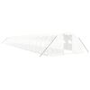 vidaXL Θερμοκήπιο Λευκό 96 μ² 24 x 4 x 2 μ. με Ατσάλινο Πλαίσιο