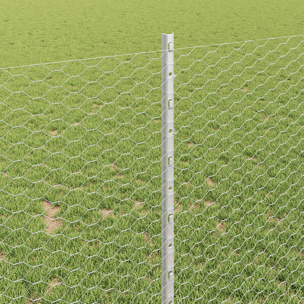 vidaXL &Tau;&epsilon;&nu;&tau;ώ&tau;&omicron; &mu;&epsilon; &sigma;&tau;ή&rho;&iota;&gamma;&mu;&alpha; &Alpha;&sigma;&eta;&mu;ί 1 x 25 m &Alpha;&tau;&sigma;ά&lambda;&iota;