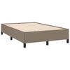 vidaXL &Kappa;&rho;&epsilon;&beta;ά&tau;&iota; Boxspring &mu;&epsilon; &Sigma;&tau;&rho;ώ&mu;&alpha; & LED Taupe 120x190 &epsilon;&kappa;. &Upsilon;&phi;&alpha;&sigma;&mu;ά&tau;&iota;&nu;&omicron;