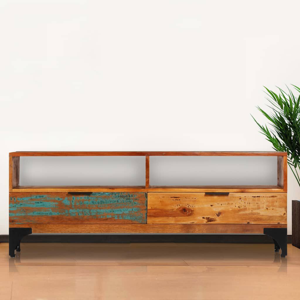 vidaXL Έπιπλο Τηλεόρασης 118 x 35 x 45 εκ. από Μασίφ Ανακυκλωμένο Ξύλο