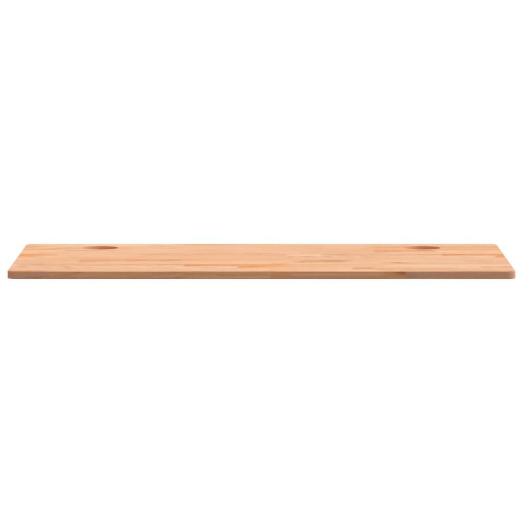 vidaXL Επιφάνεια Γραφείου 110x60x1,5 εκ. από Μασίφ Ξύλο Οξιάς