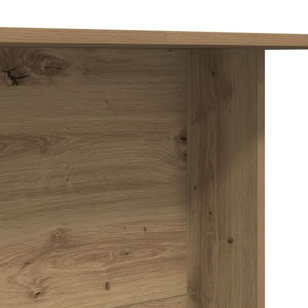 vidaXL Τραπεζαρία Αρτισιανή Δρυς 110x60x75 εκ. από Επεξεργασμένο Ξύλο
