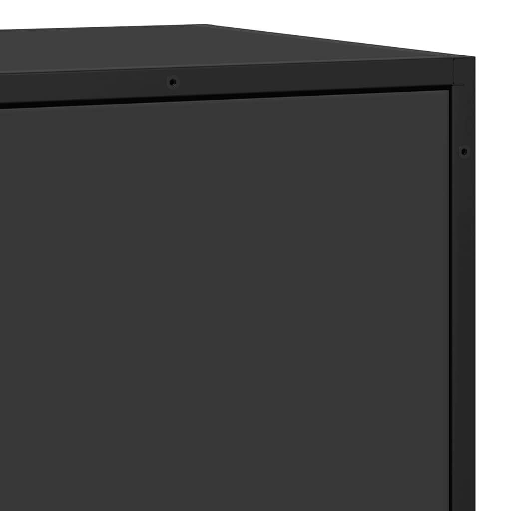 vidaXL Ραφιέρα Καφέ Δρυς 68x35x76 εκ. Επεξ. Ξύλο + Μέταλλο
