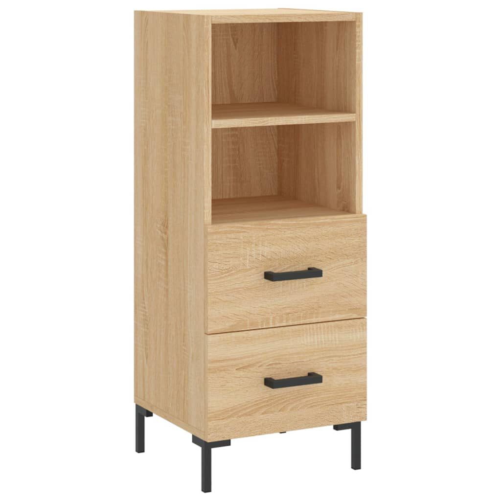 vidaXL Ντουλάπι Sonoma Δρυς 34,5x34x90 εκ. από Επεξεργασμένο Ξύλο