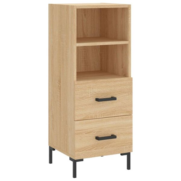 vidaXL Ντουλάπι Sonoma Δρυς 34,5x34x90 εκ. από Επεξεργασμένο Ξύλο