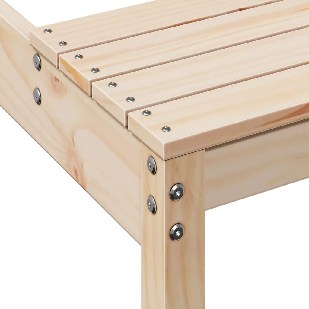 vidaXL Τραπέζι Πικνίκ 160 x 134 x 75 εκ. από Μασίφ Ξύλο Πεύκου