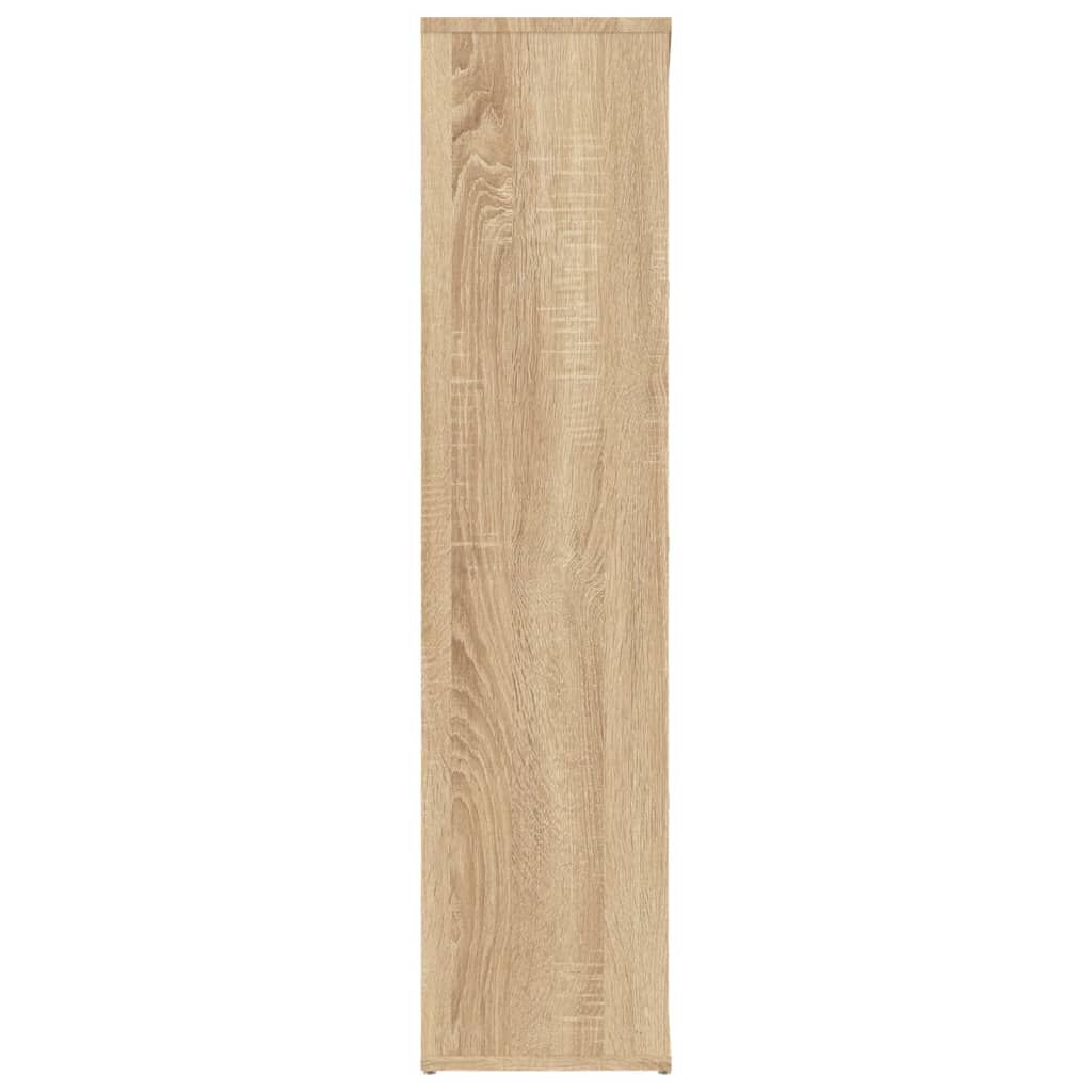 vidaXL Βιβλιοθήκη Χρώμα Sonoma Δρυς 50x25x106 εκ. από Επεξ. Ξύλο