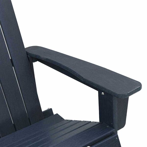 vidaXL Σετ Ξαπλώστρας Κήπου 3 pcs Ναυτικό μπλε HDPE