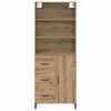 vidaXL Highboard Artisan Oak 69,5 x 34 x 180 &epsilon;&kappa;. &Epsilon;&pi;&epsilon;&xi;&epsilon;&rho;&gamma;&alpha;&sigma;&mu;έ&nu;&omicron; &xi;ύ&lambda;&omicron;