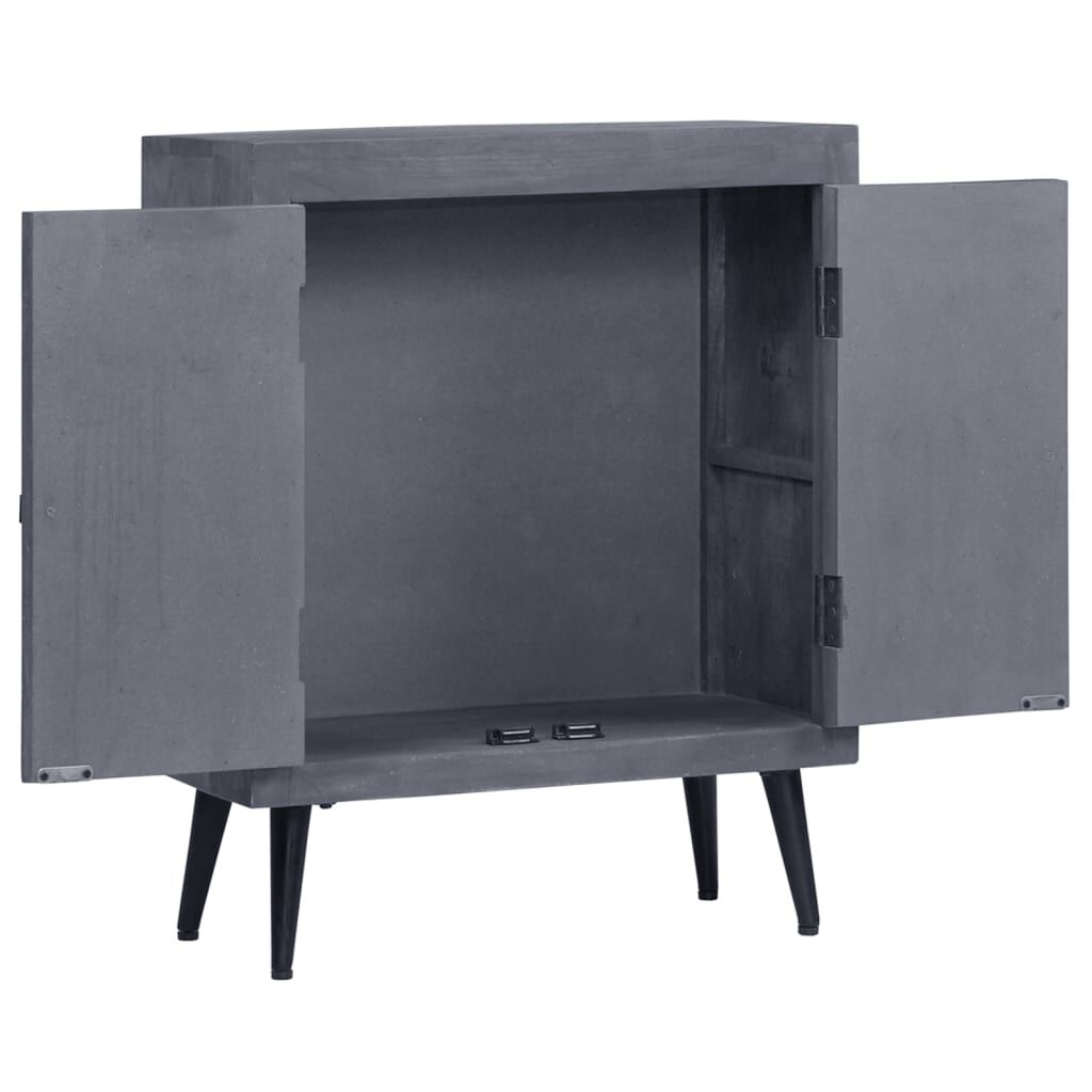 vidaXL Ντουλάπι 60 x 30 x 76 εκ. από Μασίφ Ξύλο Μάνγκο