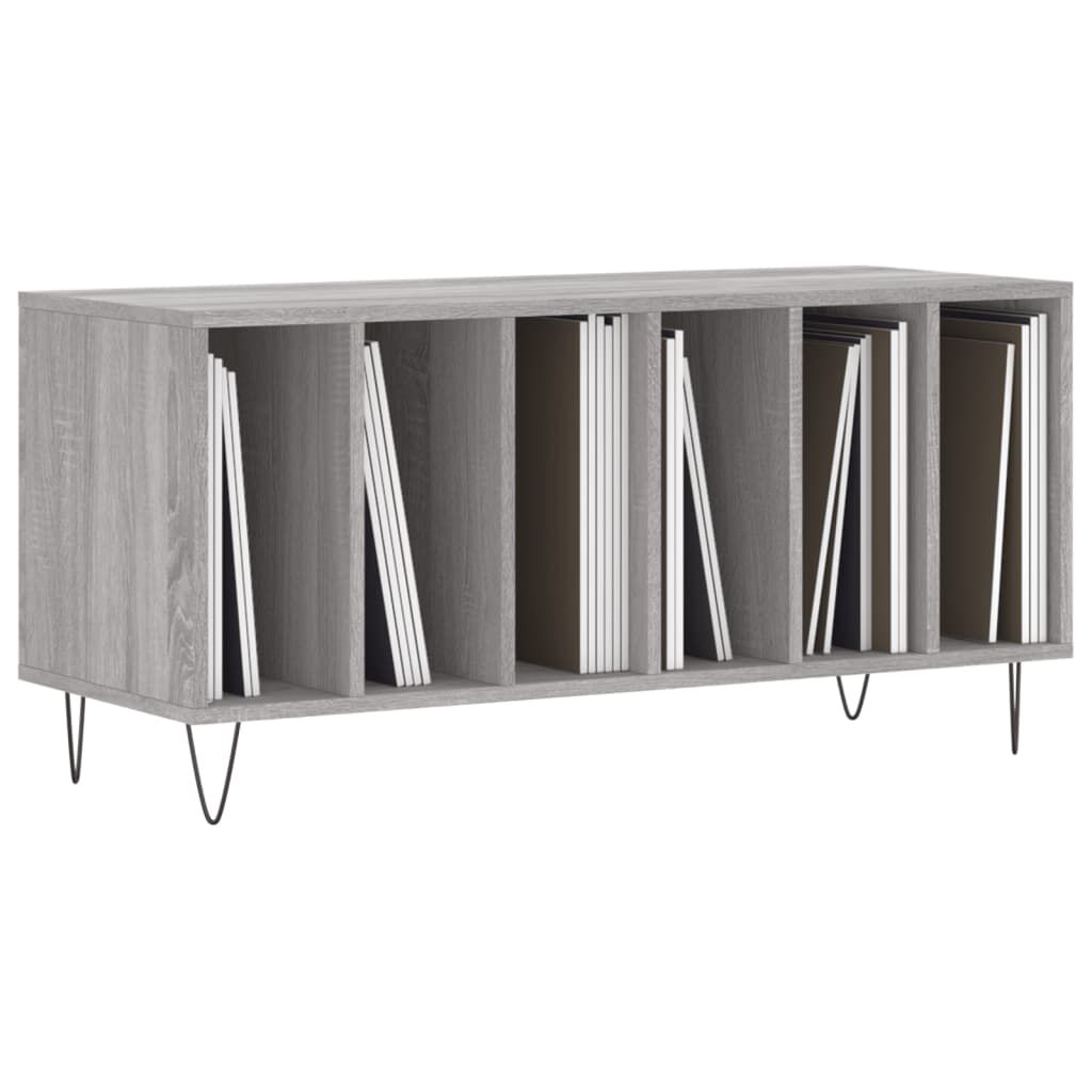 vidaXL Έπιπλο Δίσκων Γκρι Sonoma 100x38x48 εκ. από Επεξεργασμένο Ξύλο