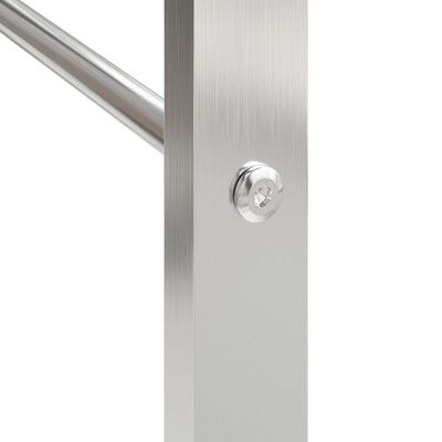 vidaXL Ραφιέρα Καυσόξυλων 50 x 28 x 56 εκ. από Ανοξείδωτο ατσάλι