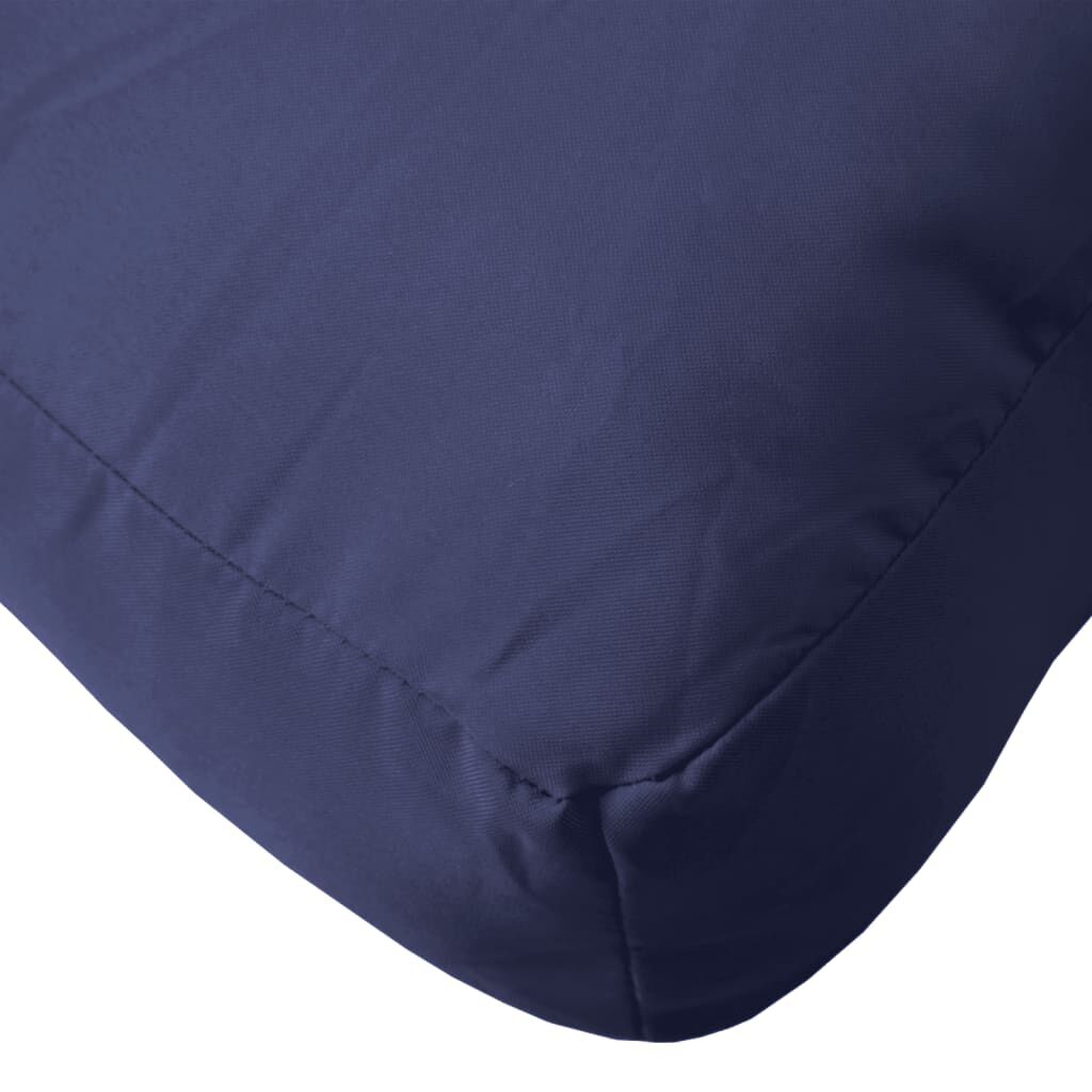 vidaXL Μαξιλάρι Παλέτας Ναυτικό Μπλε 80 x 80 x 12 εκ.Υφασμάτινο
