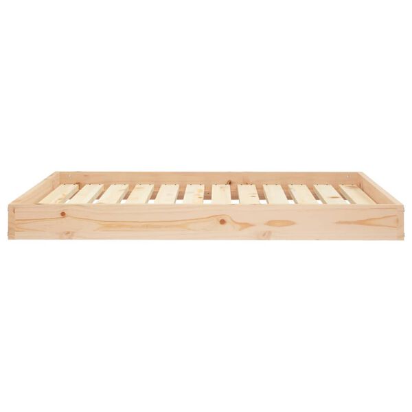vidaXL Κρεβάτι Σκύλου 101,5 x 74 x 9 εκ. από Μασίφ Ξύλο Πεύκου