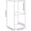 vidaXL Σετ επίπλου τηλεόρασης 4 pcs artisan δρυς 37 x 37 x 72 εκ