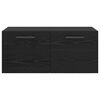 vidaXL Ντουλάπα Τοίχου Μαύρη δρυς 80 x 36.5 x 35 cm Επεξεργασμένο ξύλο