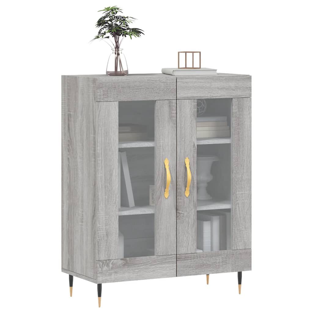 vidaXL Ντουλάπι Γκρι Sonoma 69,5 x 34 x 90 εκ. από Επεξεργασμένο Ξύλο
