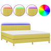 vidaXL &Kappa;&rho;&epsilon;&beta;ά&tau;&iota; Boxspring &mu;&epsilon; &Sigma;&tau;&rho;ώ&mu;&alpha; & LED &Pi;&rho;ά&sigma;&iota;&nu;&omicron; 180x200 &epsilon;&kappa; &Upsilon;&phi;&alpha;&sigma;&mu;ά&tau;&iota;&nu;&omicron;