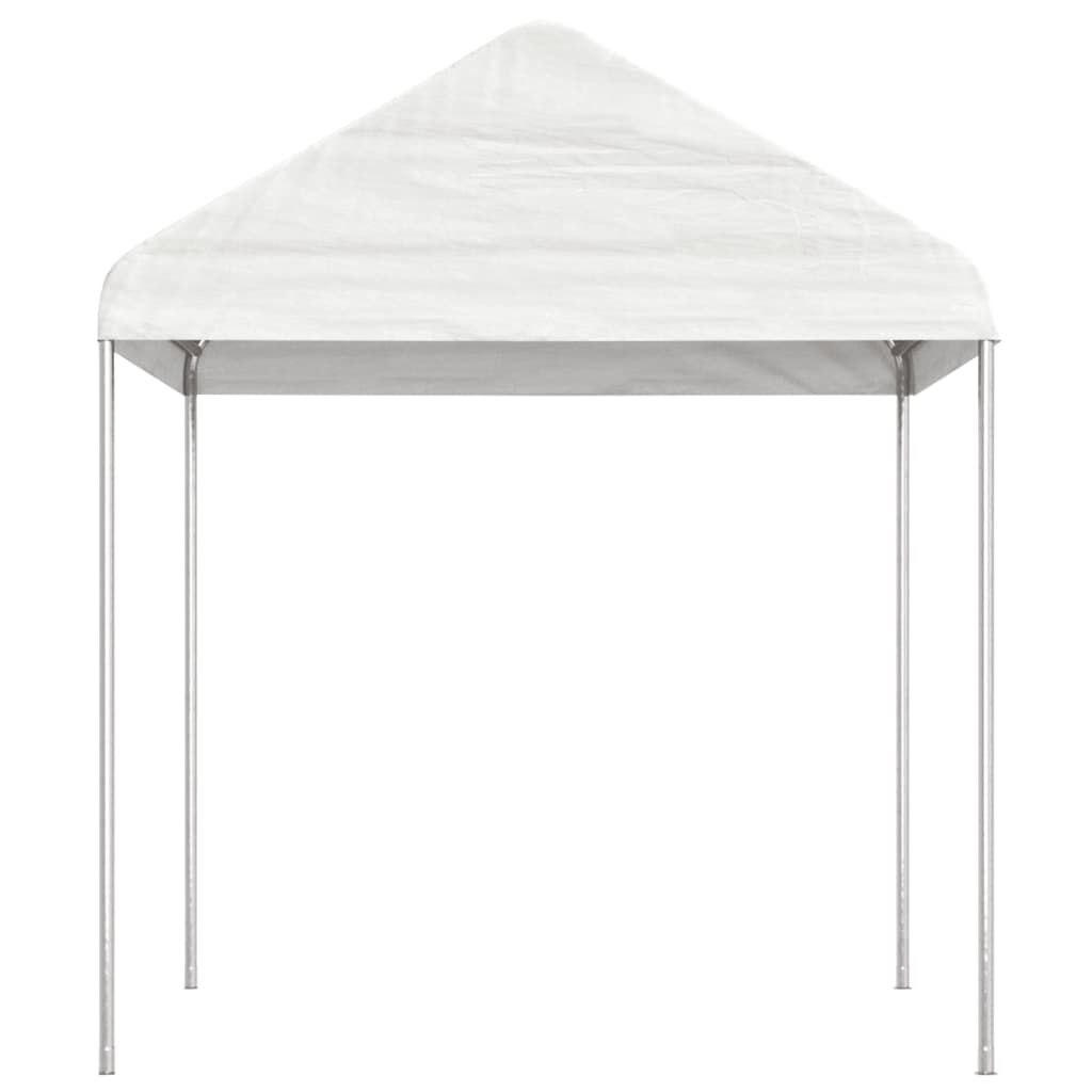 vidaXL Κιόσκι με Τέντα Λευκό 11,15 x 2,28 x 2,69 μ. από Πολυαιθυλένιο