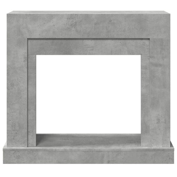 vidaXL Πλαίσιο Τζακιού Γκρι Σκυρ. 100x30x87,5 εκ. από Επεξ. Ξύλο