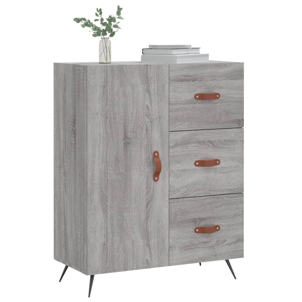 vidaXL Ντουλάπι Γκρι Sonoma 69,5 x 34 x 90 εκ. από Επεξεργασμένο Ξύλο