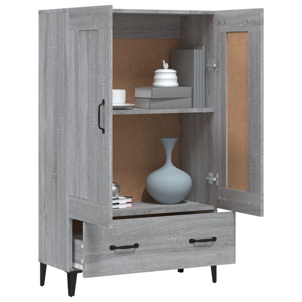 vidaXL Ντουλάπα Γκρι Sonoma 70 x 31 x 115 εκ. από Επεξεργασμένο Ξύλο