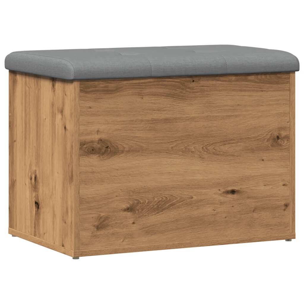 Πάγκος αποθήκευσης vidaXL Artisan Oak 62x42x45 cm Κατασκευασμένο ξύλο