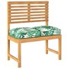vidaXL Μαξιλάρι παλέτας για κάθισμα Floral 2 pcs Μοτίβο φύλλων