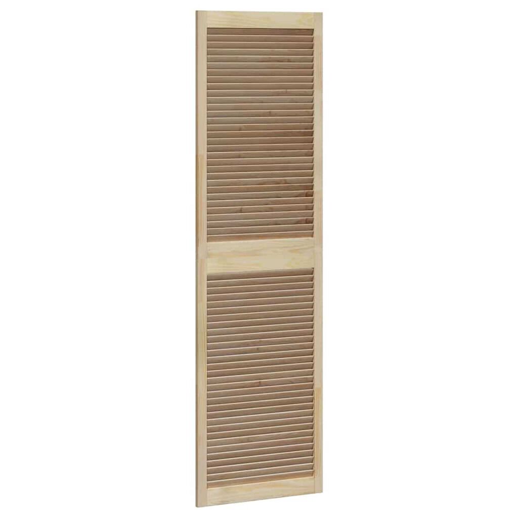 vidaXL Πόρτες Ντουλάπας με πόρτα 4 pcs Καφέ 201 x 59.5 x 2.1 εκ