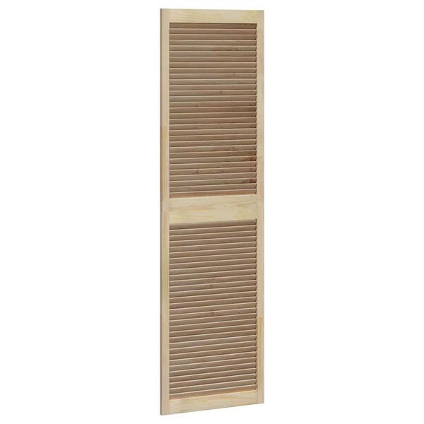 vidaXL Πόρτες Ντουλάπας με πόρτα 4 pcs Καφέ 201 x 59.5 x 2.1 εκ