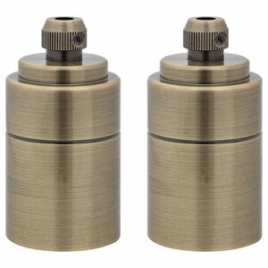 vidaXL Λαμπτήρες 2 τεμάχια Bronze E27