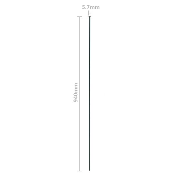vidaXL Περίφραξη Κήπου Αψίδα Σετ Πράσινη 77,5 x 78,5 εκ.