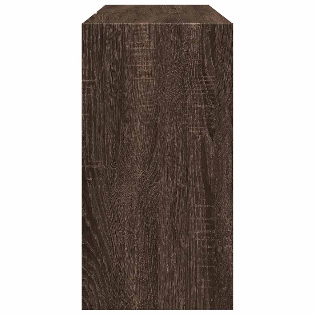 vidaXL Ντουλάπι Νιπτήρα Καφέ δρυς 90x29x55 εκ. Επεξεργασμένο Ξύλο