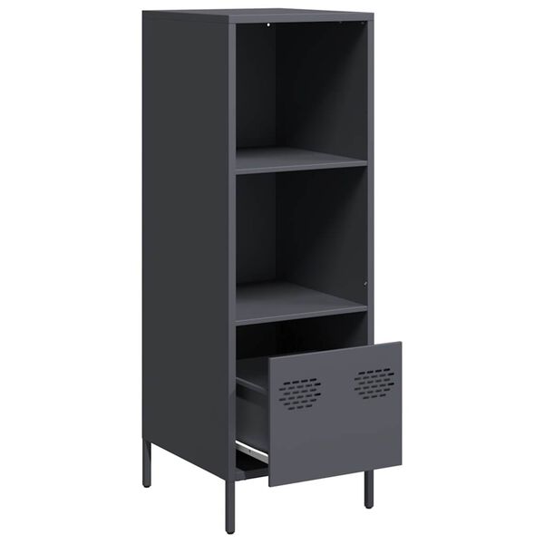 vidaXL Ντουλάπι Ανθρακί 35x39x103,5 εκ. από Χάλυβα