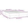 vidaXL Box Spring Κρεβάτι χωρίς στρώμα Σκούρο γκρι Βελούδινο