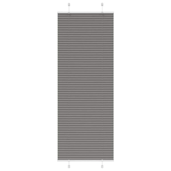 vidaXL Πλισέ περσίδα Ανθρακί 70x200 cm Πλάτος υφάσματος 69,4 cm