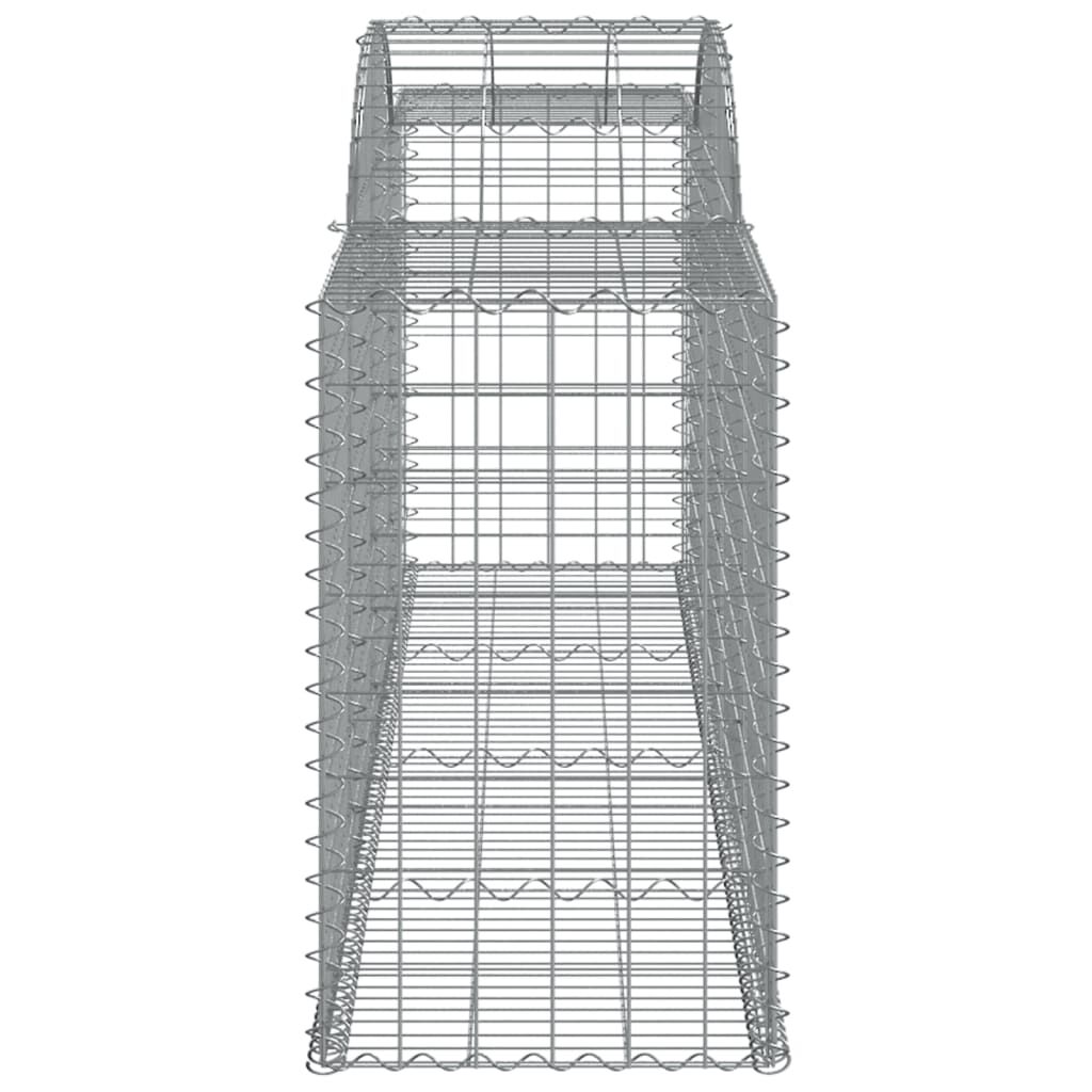 vidaXL Συρματοκιβώτια Τοξωτά 20 τεμ. 300x50x80/100 εκ. Γαλβαν. Ατσάλι