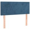 vidaXL Κρεβάτι Boxspring με Στρώμα Σκούρο Μπλε 80 x 200 εκ. Βελούδινο