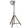 vidaXL Φωτιστικό Δαπέδου 25 W Vintage Ασημί 75x75x90-150 εκ. Ε27
