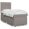 vidaXL &Kappa;&rho;&epsilon;&beta;ά&tau;&iota; Boxspring &mu;&epsilon; &Sigma;&tau;&rho;ώ&mu;&alpha; Taupe 80x200 &epsilon;&kappa;. &Upsilon;&phi;&alpha;&sigma;&mu;ά&tau;&iota;&nu;&omicron;
