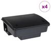 vidaXL &Pi;&omicron;&nu;&tau;&iota;&kappa;&omicron;&pi;&alpha;&gamma;ί&delta;&epsilon;&sigmaf; 4 &tau;&epsilon;&mu;. &Mu;&alpha;ύ&rho;&epsilon;&sigmaf; 23x19x9,5 &epsilon;&kappa;.